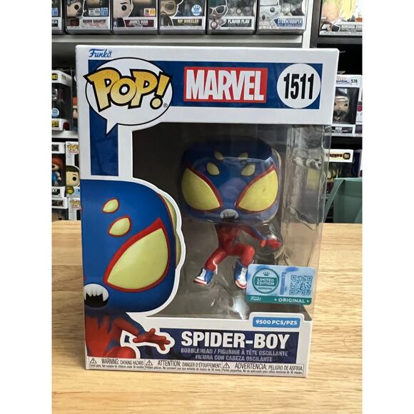 LIMITED EDITION ONLY 9500 PIECES EXCLUSIVE Spider-Boy Funko Pop Bobblehead #1511 - Picture 1 of 6